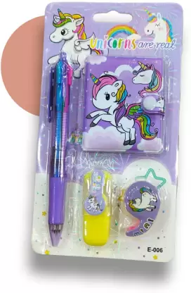 White stationary Unicorn Stationery Set at Rs 150/piece in Coimbatore